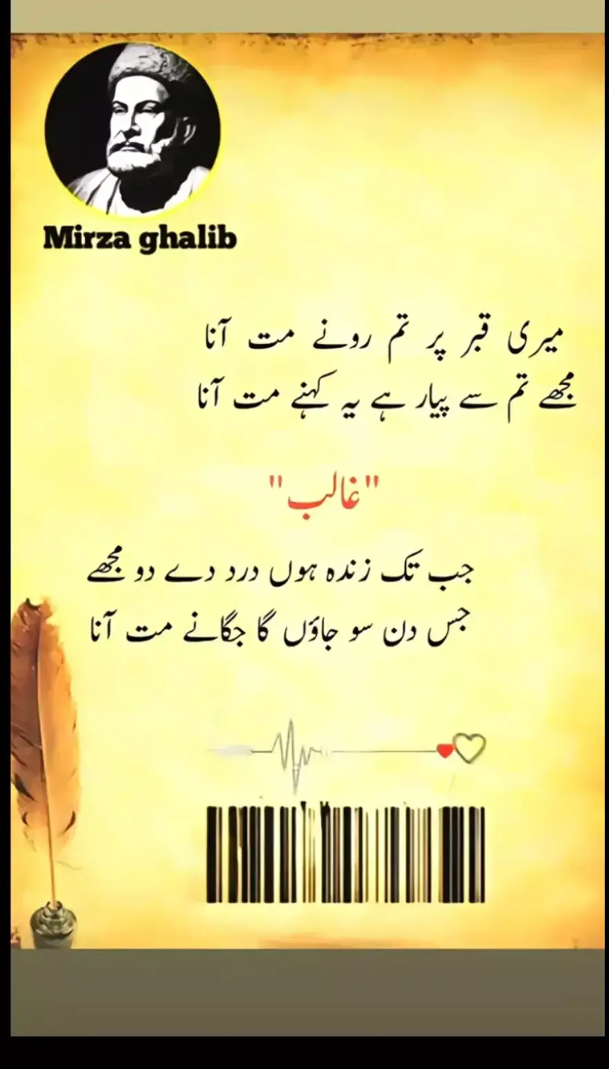 #urdu poetry Mirza ghalib poetry and Allama Iqbal #joonhyung 