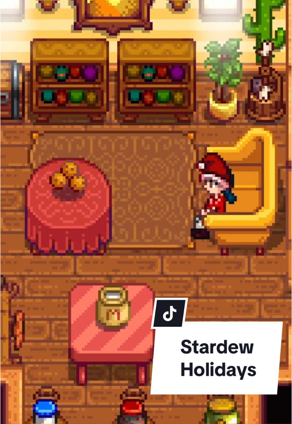 Don’t forget Santa now in Stardew Valley! #stardewvalley #stardew #stardewvalleytips #stardewvalleyfarmer #stardewvalleystreamer #stardewstreamer #GamingOnTikTok #stardewvalleyupdate 