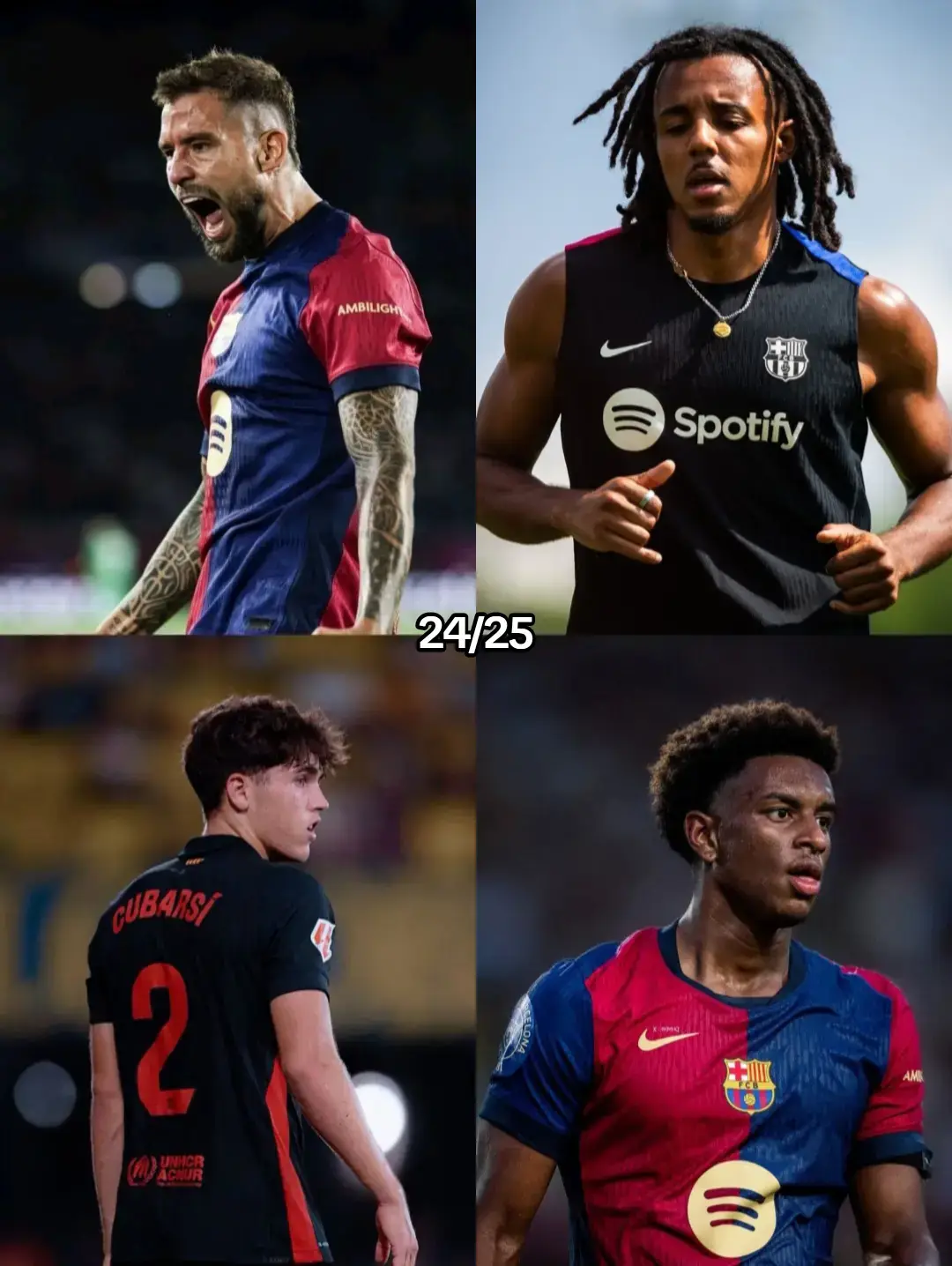 #defense #barcelona #araujo #balde #kounde #christensen #cubarsi #martinez #fyp 