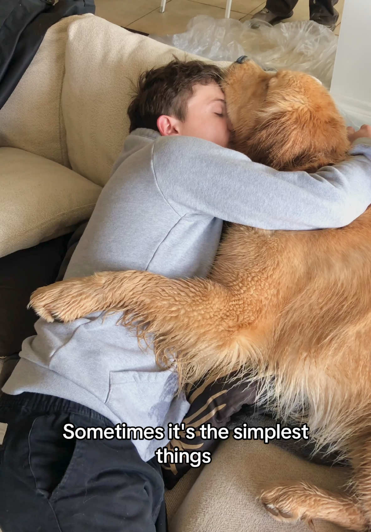 When you knew it was true love ❤️ 🥺#goldenretriever 