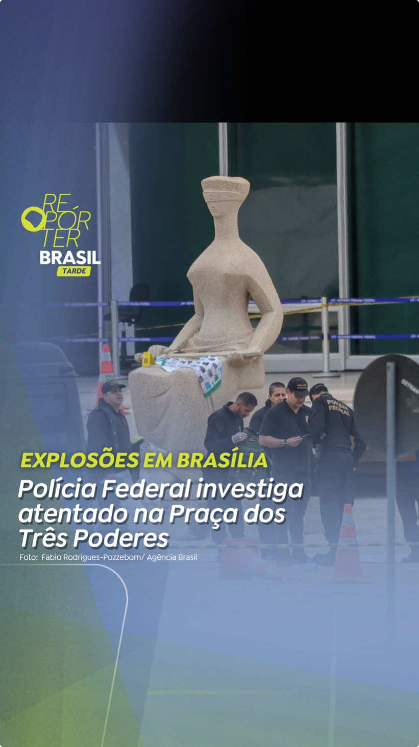 EXPLOSÕES EM BRASÍLIA | A Polícia Federal vai abrir inquérito sobre as explosões ocorridas na noite desta quarta-feira (13) na Praça dos Três Poderes, em Brasília. A vice-governadora do Distrito Federal, Celina Leão, afirmou que um homem explodiu um carro próximo ao Supremo Tribunal Federal (STF) e tentou invadir o prédio onde estavam os ministros. Ele acabou m0rrendo no local. De forma preliminar, a investigação aponta que o autor do cr1me tirou a própria vida.  Acompanhe todas as informações no #RepórterBrasilTarde, às 12h45, na TV Brasil e no YouTube. #TikTokNotícias #Notícias 