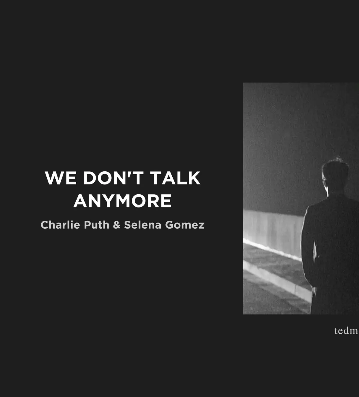 Now I can't get you out of my brain Oh, it's such a shame #lyrics #charlieputh #selenagomez #wedonttalkanymore #tedmusicc 