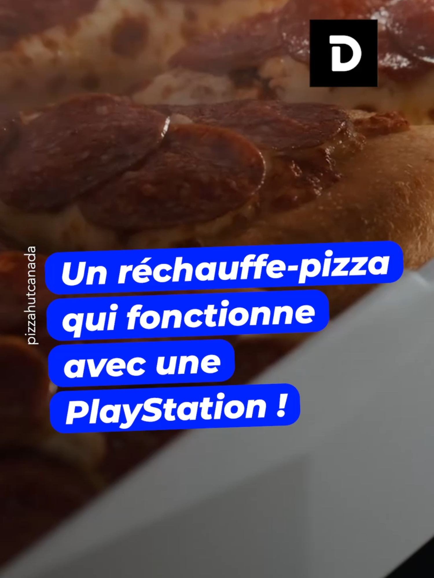 Un réchauffe-pizza qui fonctionne avec une PlayStation ! #pizza #info #insolite