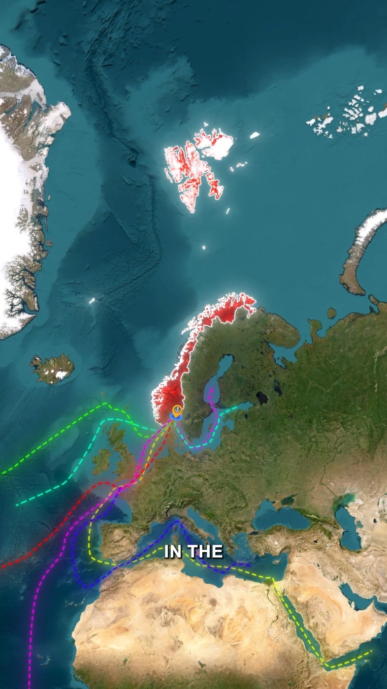 How Normay Became So Rich #norway #sweden #germany #map #Usa #geography #rich 