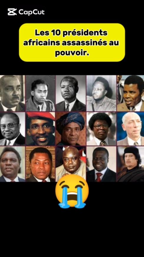 les grands présidents africains assassinés au pouvoir #France #Europe #francais #presidenteafricainsassassi és 