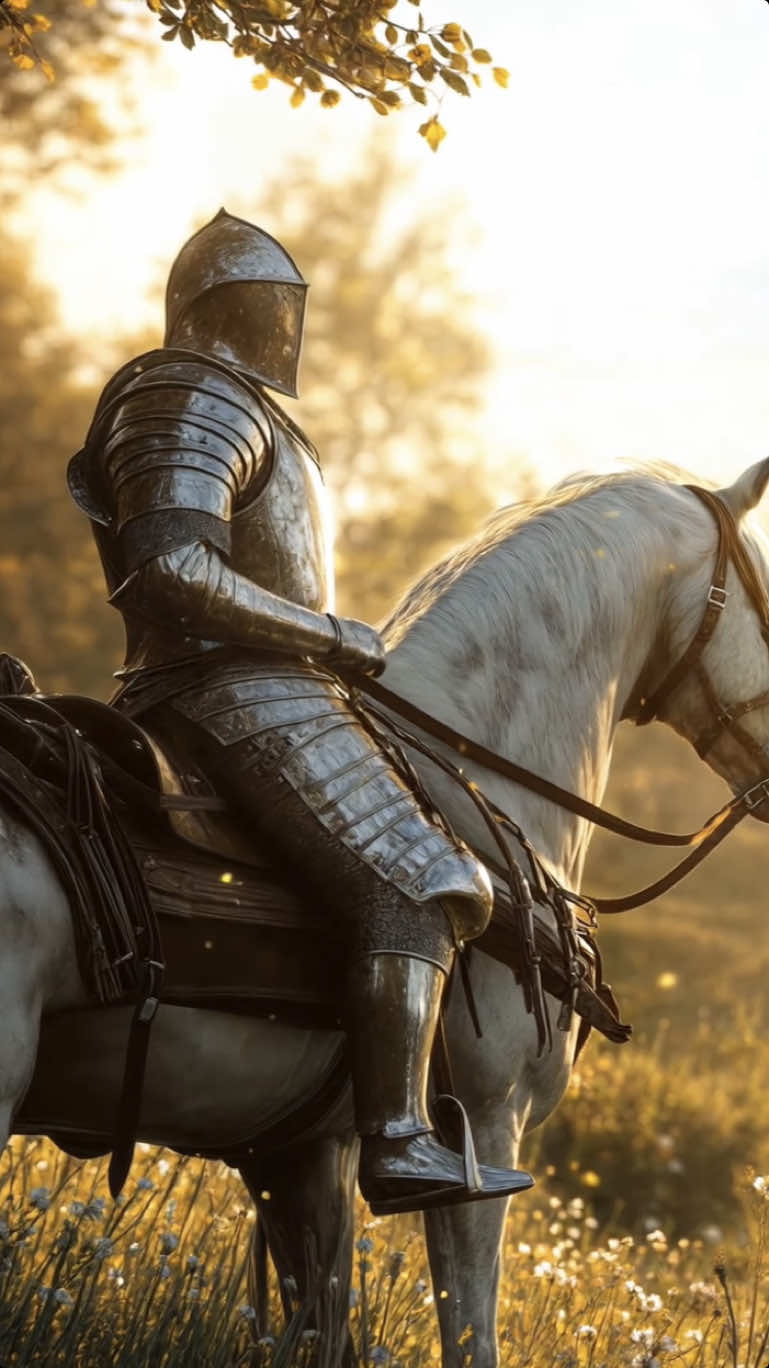 A rider of Rohan, returning home after battle. #medieval #medievalfantasy #knight #lotr #lordoftherings #aragorn #aivideo 