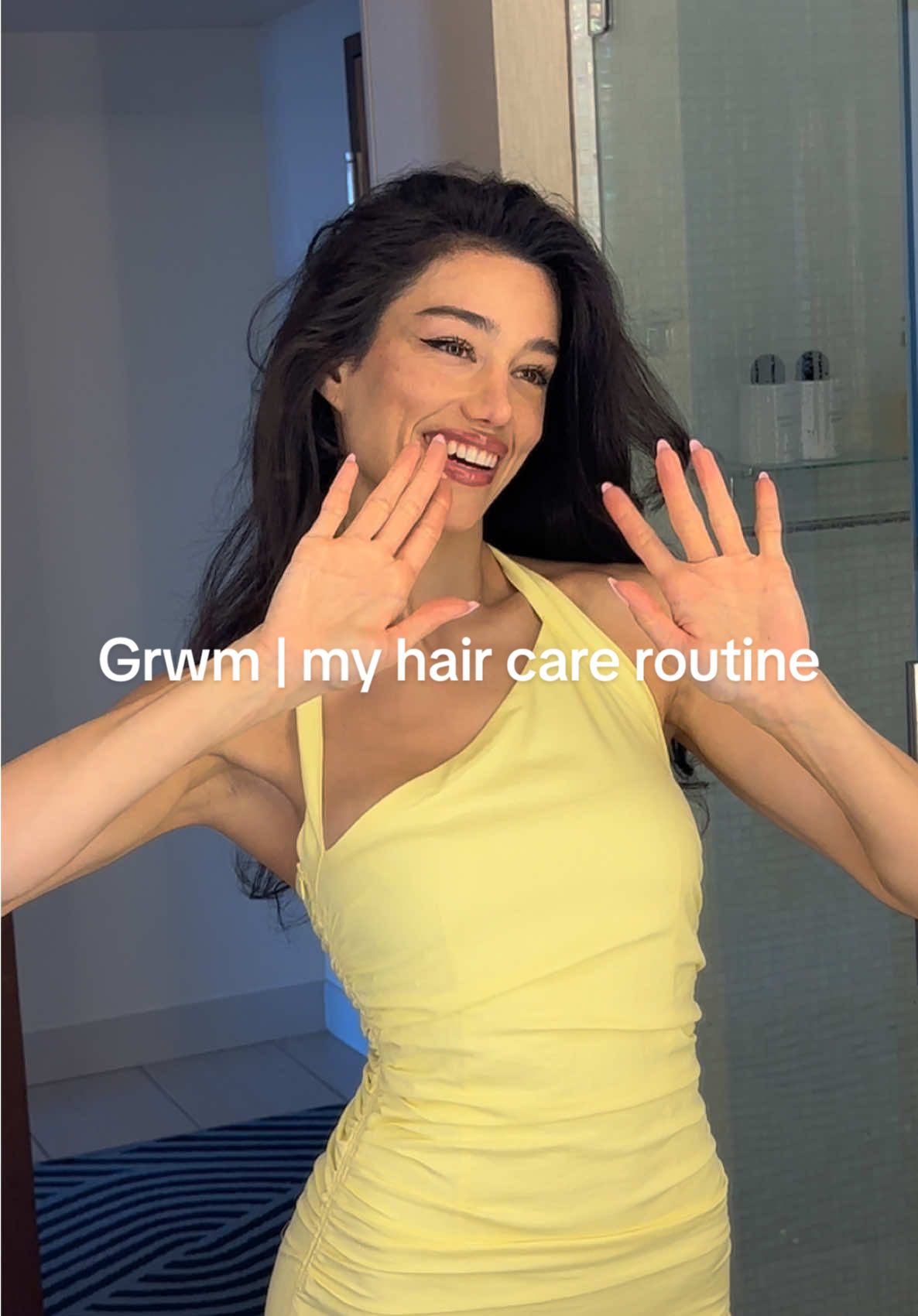 Grwm | my hair care routine #fivessi #haircareroutine #girlmadeofroseshampoo #haircareproducts #fivessinewyork #fivessilolipop #hairoil @Fivessi Corp 