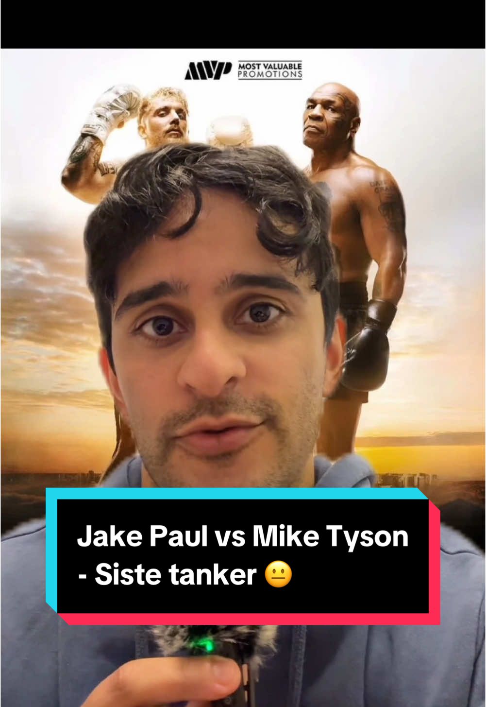 Hva tenker dere? 👀 #jakepaul #paul #miketyson #tyson #boksing #tonybellew #netflix #streaming #norsk #influencer #minmening #tommyfury #pressekonferanse #penger 