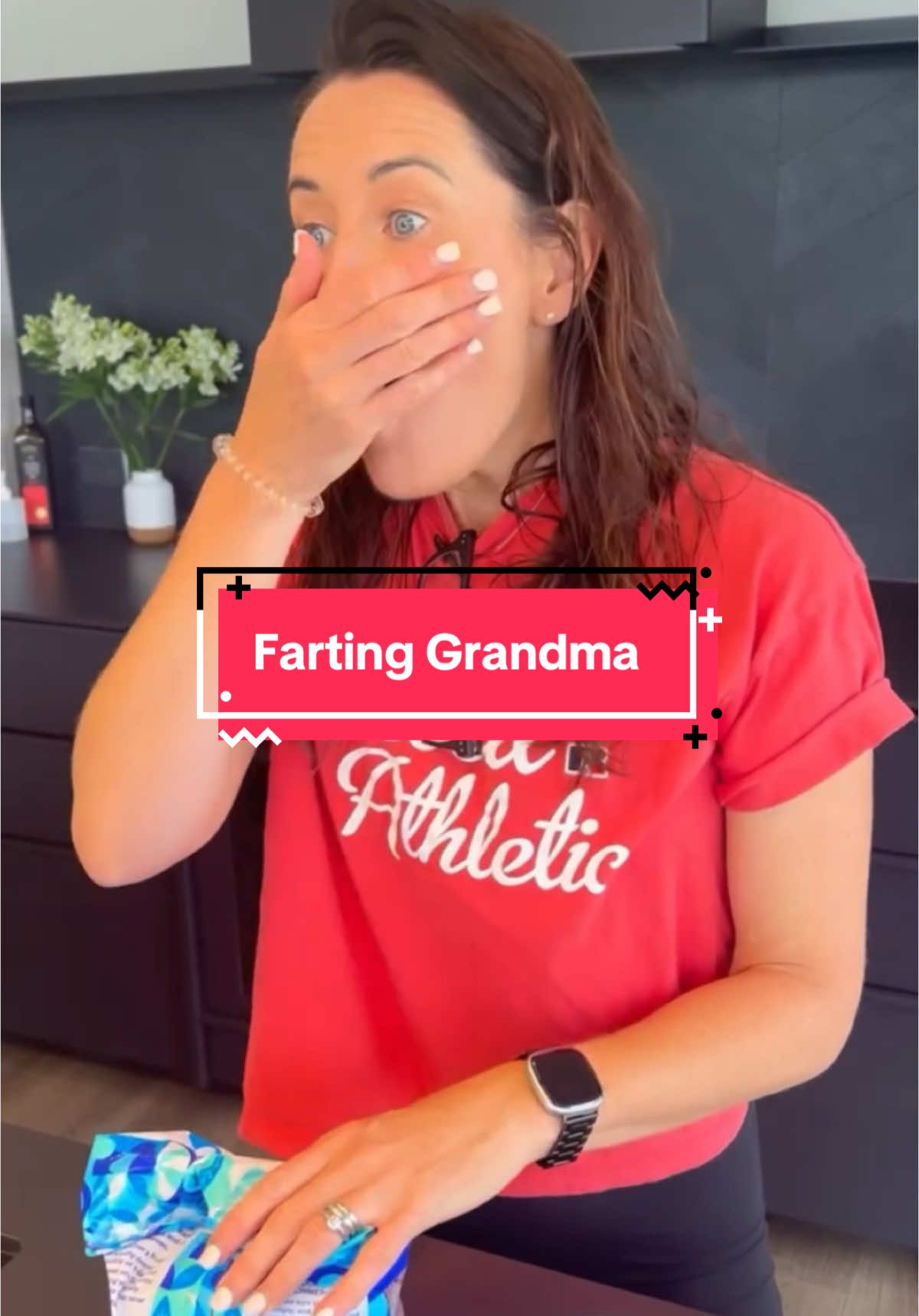 Farting Grandma 🤢😂 @Jojo Legg #joke #couplecomedy #mikeandjoelle 