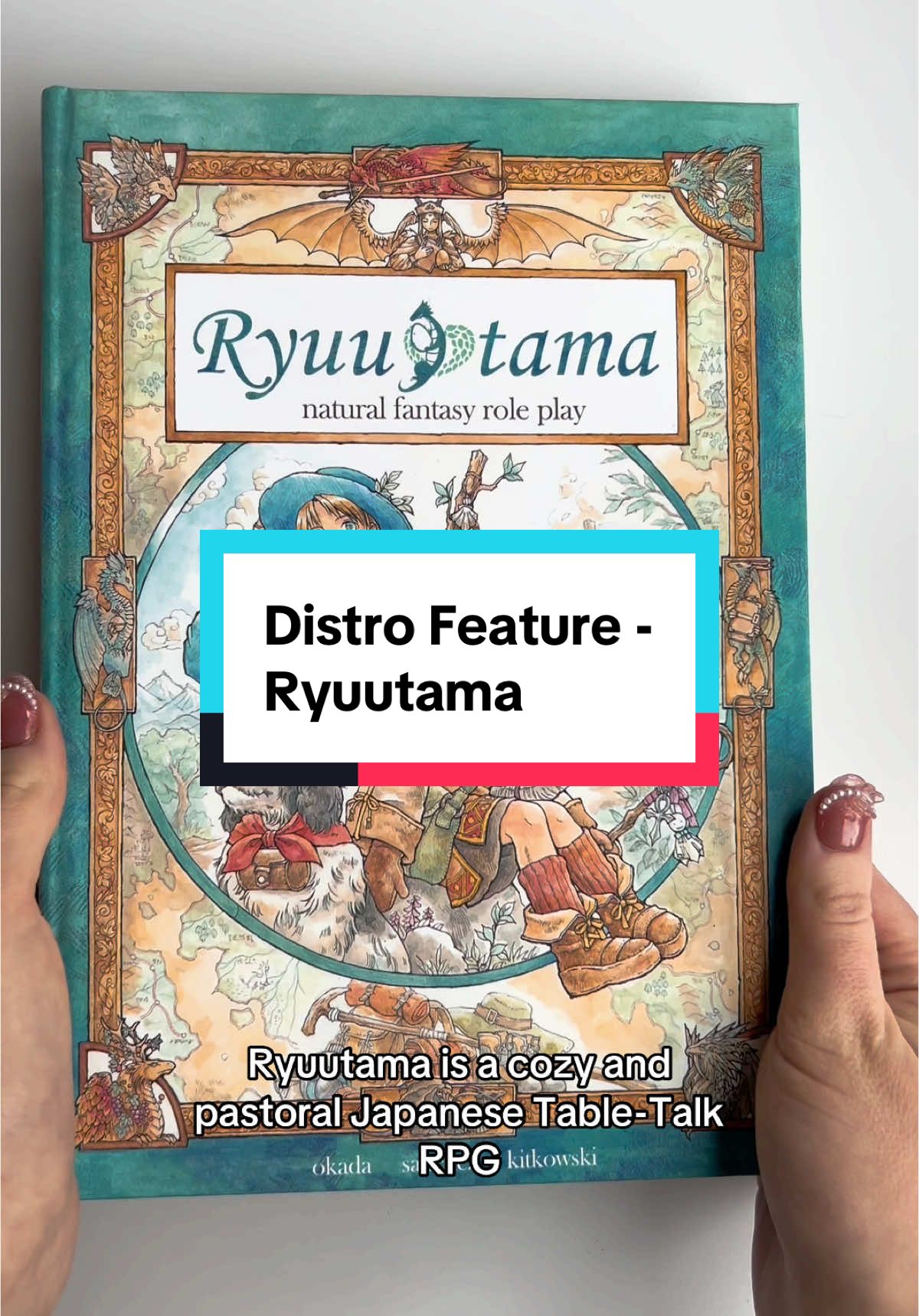 Are you a fan of Japanese RPGs, anime, or cozy and natural vibes? Check out Ryuutama! 🐉✨ (l!nk in bio) #ttrpgs #ttrpg #beggartok #jrpg 