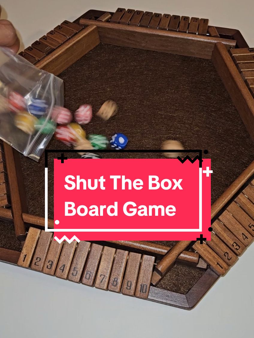 Shut The Box is a great board game for adults and children. it can really help younger children learn their math skills #boardgame #dicegame #familytime #GameNight #homeschool #momtok #sahm #tiktokshopblackfriday #tiktokshopcybermonday #ttstakeover