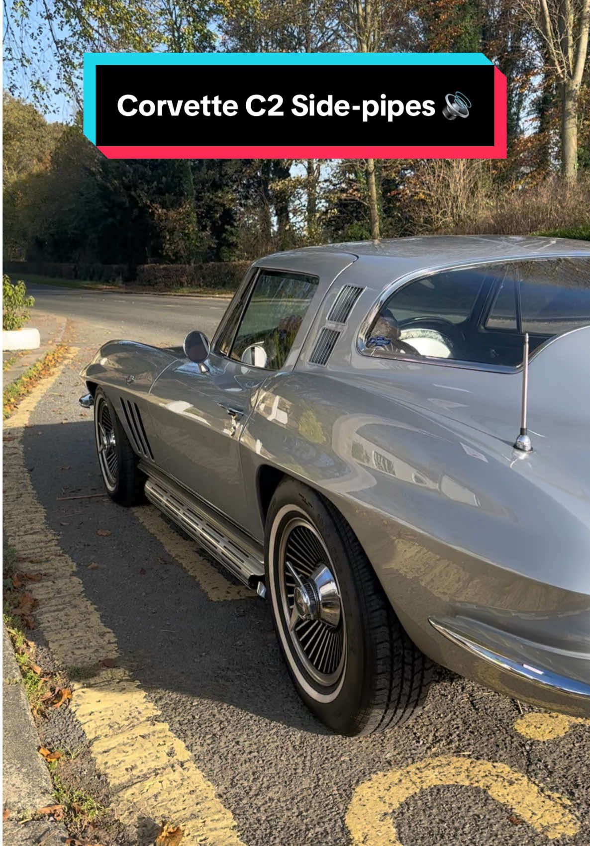 65 Corvette C2 with Side-pipes 🔊 visit www.retroclassiccar.com for more details. #RetroClassicCar #CorvetteC2 #Corvettes #MuscleCars #Corvette #CorvetteStingray 