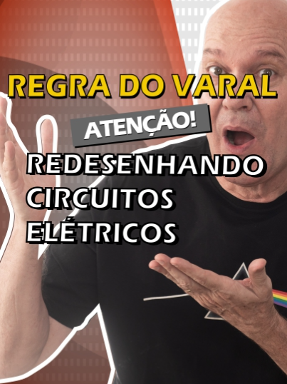 REGRA DO VARAL REDESENHANDO CIRCUITOS ELÉTRICOS A REGRA DO VARAL, TAMBÉM CHAMADA DE LINHA DE POTENCIAIS, É UMA FERRAMENTA IMPORTANTÍSSIMA PARA SIMPLIFICARMOS CIRCUITOS ELÉTRICOS. ELA É USADA NO CÁLCULO DA RESISTÊNCIA EQUIVALENTE EM UM TRECHO DE CIRCUITO ELÉTRICO. ATRAVÉS DESSA REGRA REDESENHAMOS UM CIRCUITO MAIS COMPLICADO DEIXANDO-O DE UMA FORMA MAIS SIMPLES, FACILITANDO, ASSIM, O CÁLCULO DA RESISTÊNCIA EQUIVALENTE. #estudarfisica #aulasdefisica #vestibular #enem #dicasparavestibular #eletrodinâmica #associaçãoemsérie #divisãodaddp #mesmacorrenteelétrica #circuitoselétricos #resistores #resistênciaequivalente #potênciadissipada #regradovaral #linhadepotenciais #planificaçãodeciurcuitoselétricos #simplificandocircuitoselétricos #redesenhandocircuitoselétricos