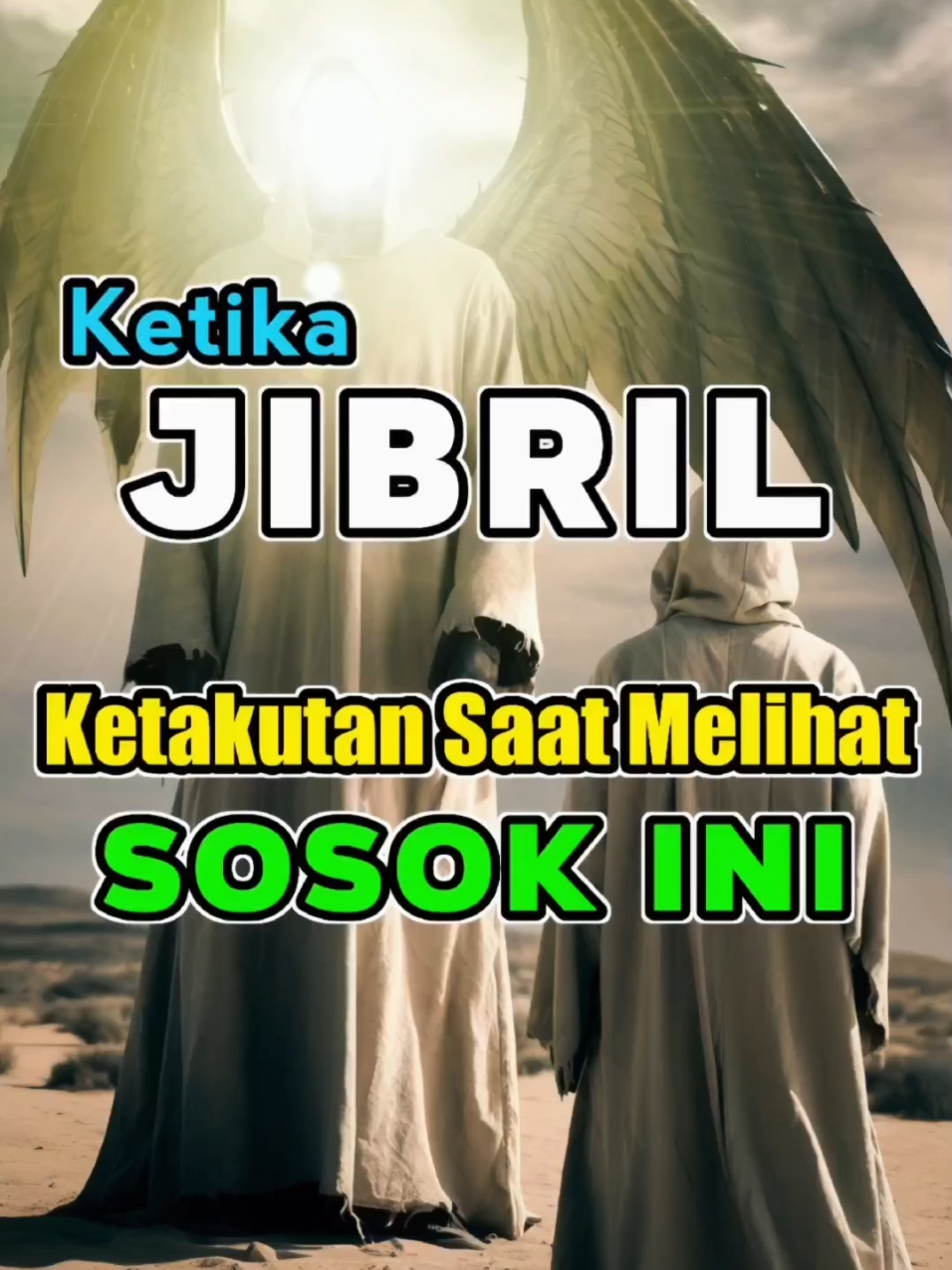 Ketika JIBRIL Ketakutan Melihat Sosok Ini. #kisahislami  #ilustrasiai 