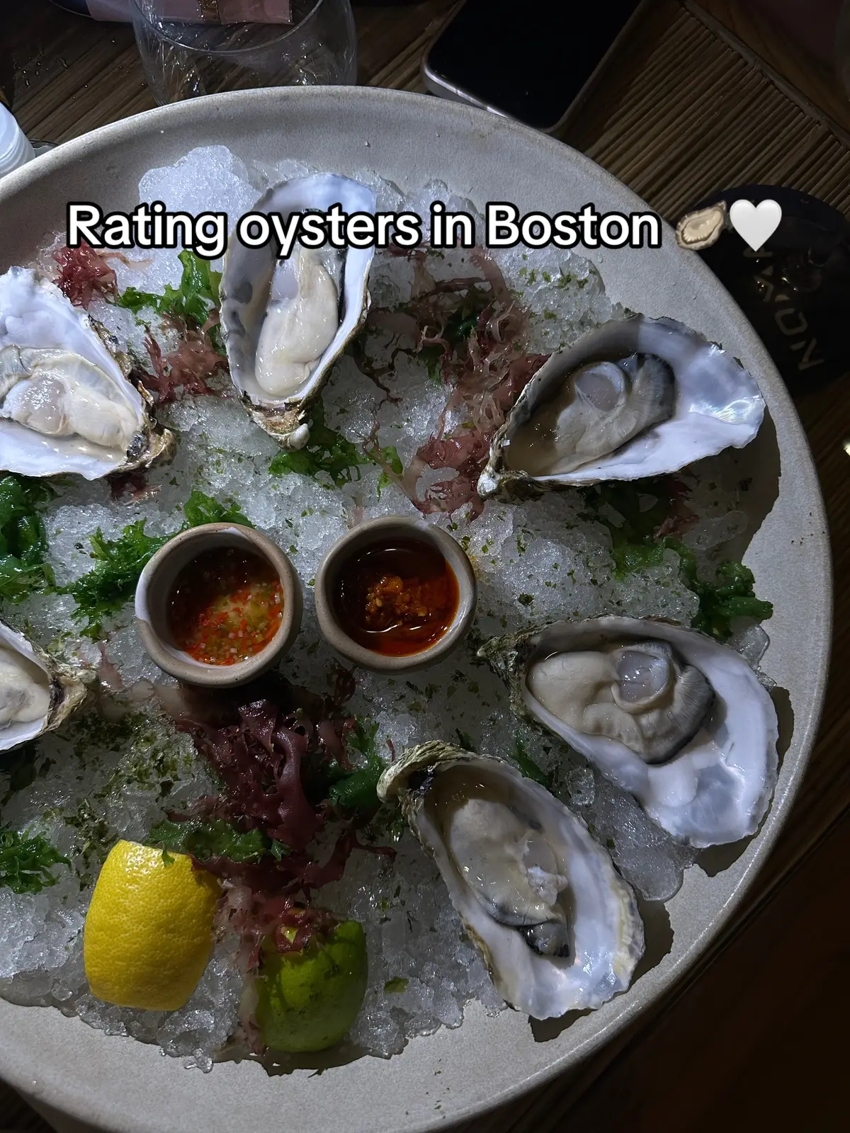 Where else should I try?! #bostoneats #oysters #bostonoysters #bostonrestaurants #foodietiktok #foodies #thingstodoinboston 