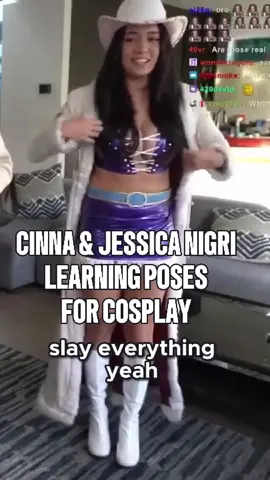 Cinna & Jessica Nigri Learning Poses For Cosplay #cinna #cinnaclips #stream #gaming #twitch #streamer #streaming #podcaststories #cosplay #cosplayer #cosplaygirl #jessicanigricosplay