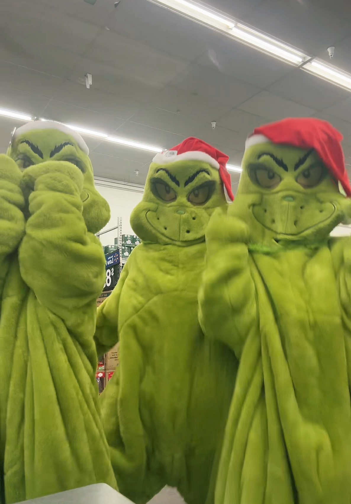 got kicked out of walmart for this bs#fyp #grinch #christmas #walmart