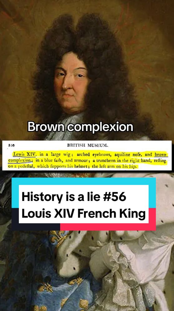 King Louis XIV 🤴🏾Let me know if you like the new voice. Watch the full video of  kingsmonologue on YouTube, he makes very interesting points. #louisxiv #kingoffrance #whitewashed #theylied #historyisalie #historytok #falsehistory #fakehistory #blackhistory #blackhistorytiktok #blacktiktokcommunity #louisXIII #blacknun #rome #egypt #romanempire 