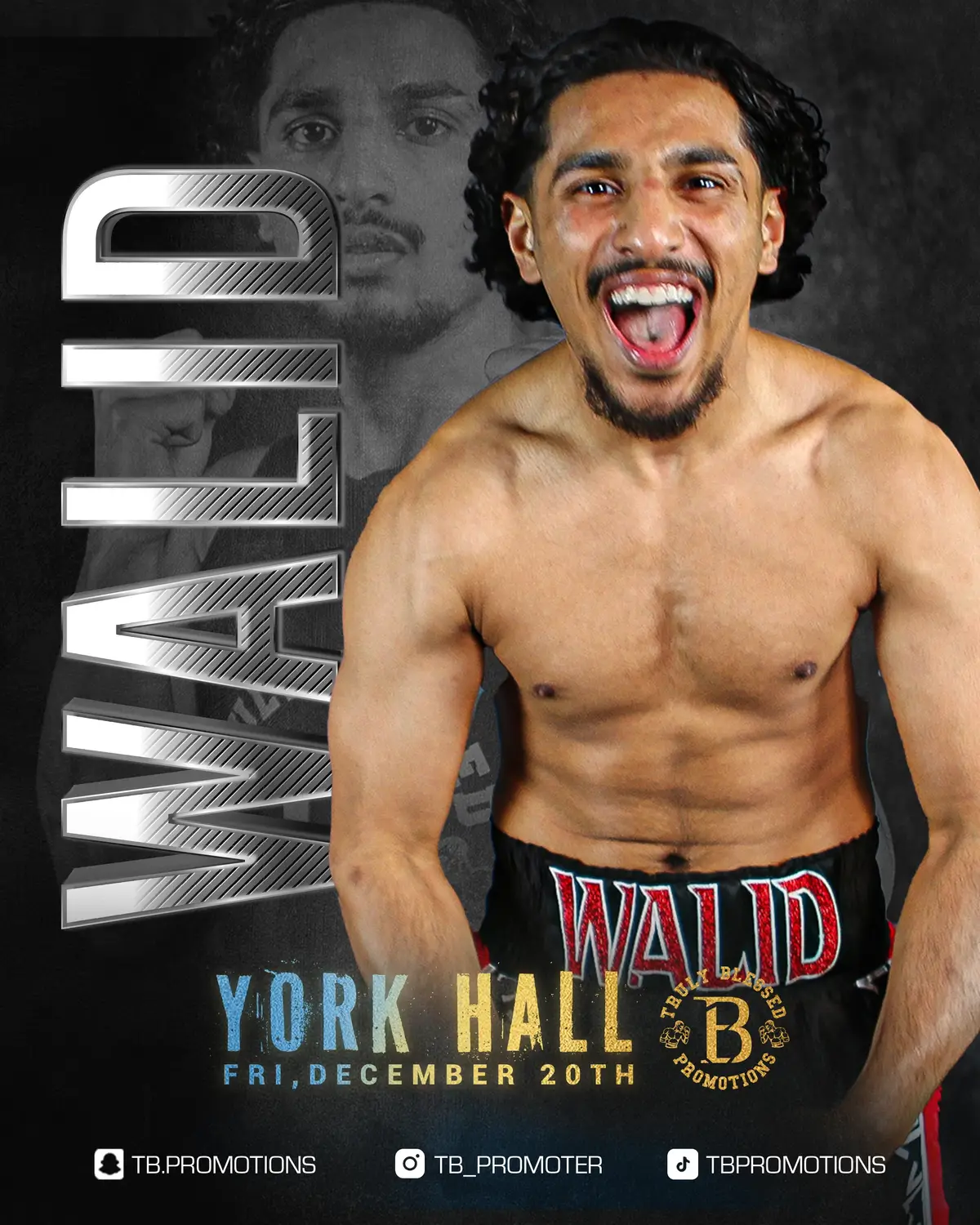 @Walid Ahmed in a huge grudge match at York Hall on Dec 20th #fyp #tbpromotions 