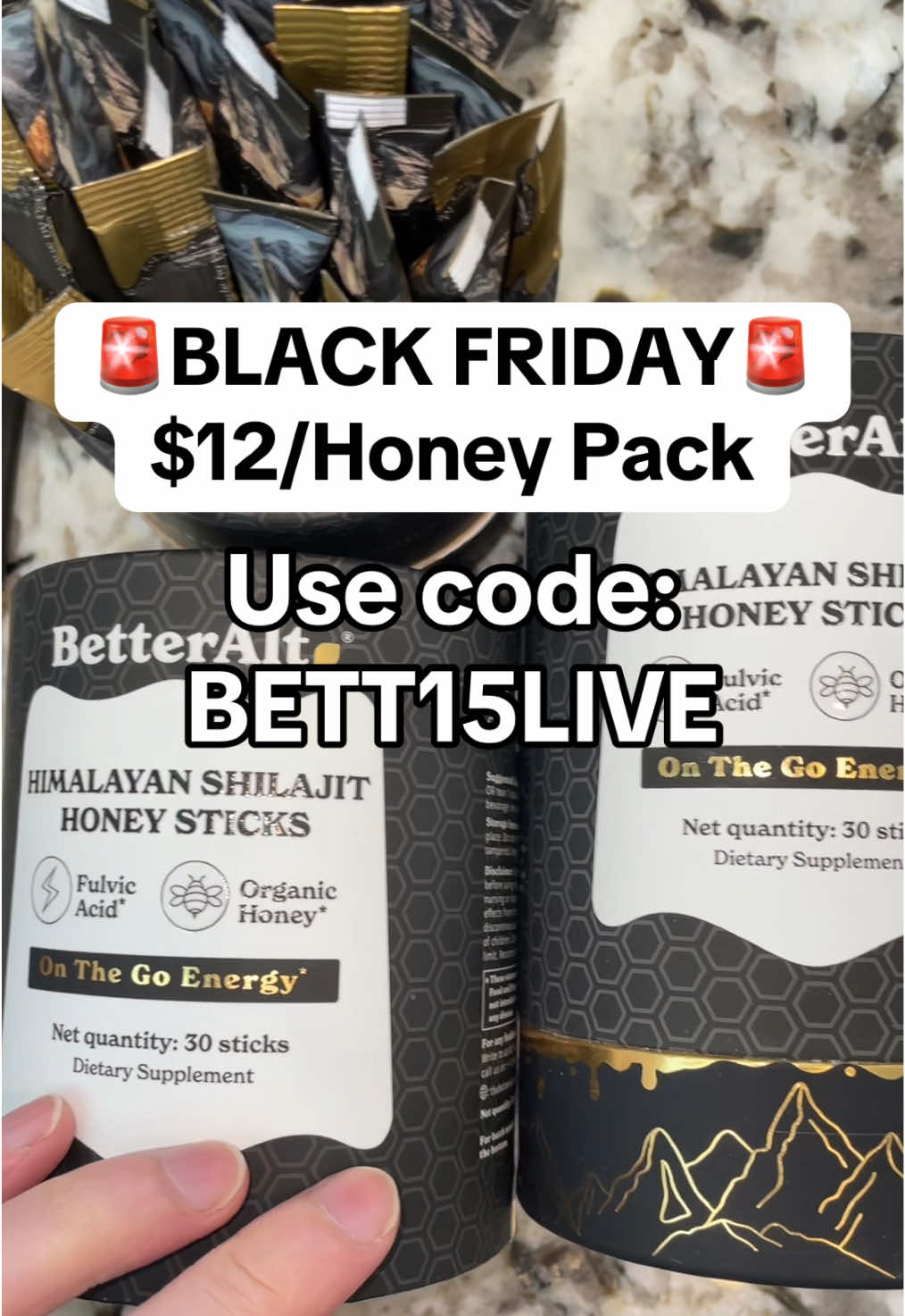 Get this Shilajit Honey Sticks deal before it ends! Shilajit Honey Sticks by BetterAlt  #TikTokShopBlackFriday #TikTokShopCyberMonday  #Thanksgiving #TTSDelight #BlackFriday #CyberMonday #Christmas #Hanukkah #Kwanzaa #NocheBuena  #falldealsforyou #SelfCare  #fall #fallfashion #elevateyourhome #treasurefinds #sunsetsavings #fallfinds #seasonalessentials   #tiktokshopholidayhaul #tiktokshopfallsale 