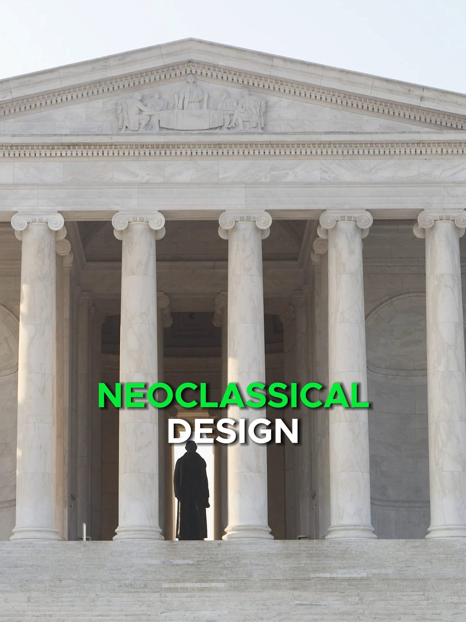 Neoclassical Design. Every architecture style you need to know. #exteriordesign #interiordesign #interiordesigner #studentofarchitecture #architecturelovers #modernarchitecture #autocad #3dsmax #architectureuniversity #architectureschool #architecturestudent #exterior #architecturedesign #archicad #revit #architecture #modern #manhattan #facts #bestarchitect #neoclassical #classicarchitecture #classicalarchitecture #neoclassicaldesign