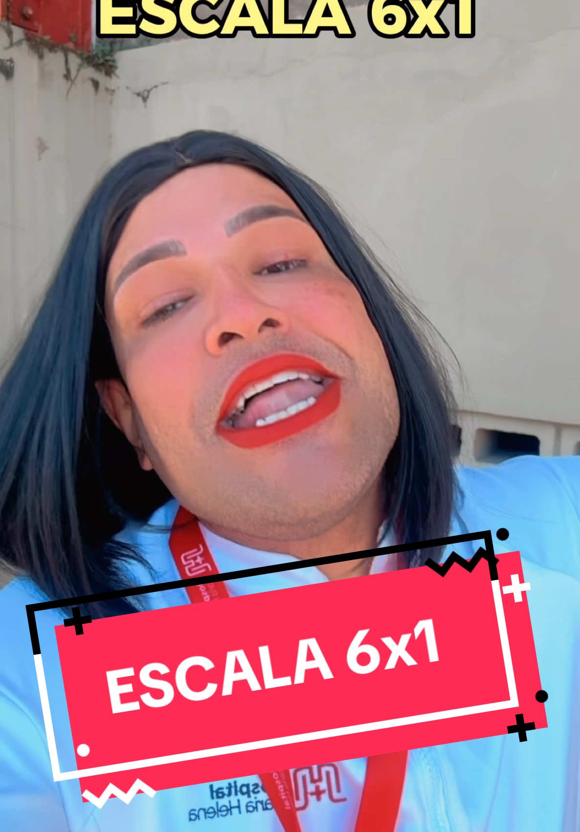 ESCALA 6x1 #escala6x1 #clt #enfermagem #profissionaldasaude #diegobesou #humortiktok #hospital #humor #postodesaude #enfermagemporamor 