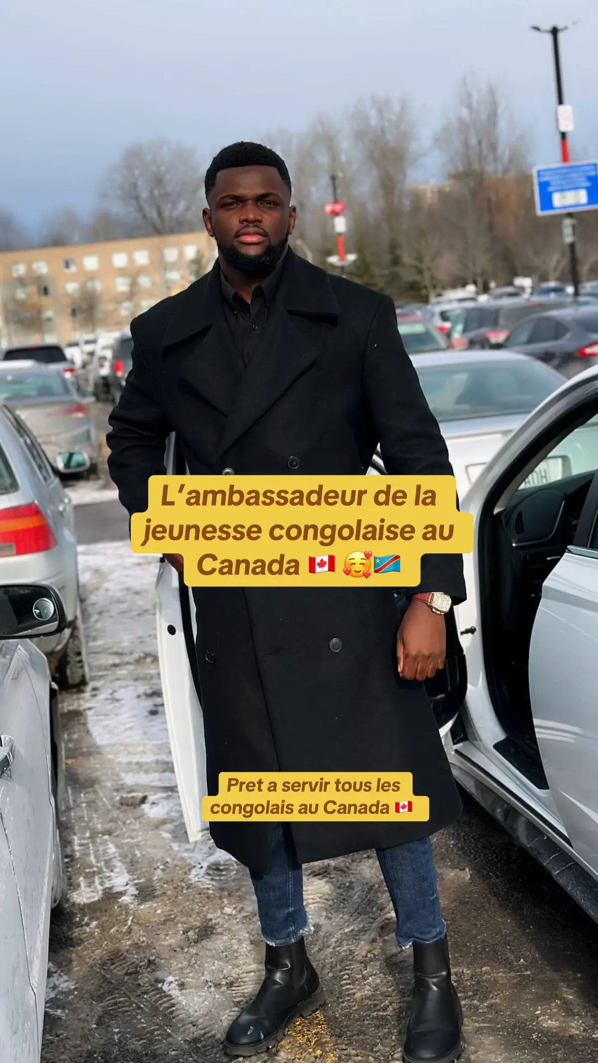 Ecrivez moi , Appelez moi a tout moment ❤️ Je suis la pour vous 🇨🇦🇨🇦🇨🇦🇨🇦🇨🇩🇨🇩🇨🇩🇨🇩 L’ambassadeur de la jeunesse congolaise au Canada 🇨🇦 🥰🇨🇩 #OlivierMpoyi #canada_life🇨🇦 