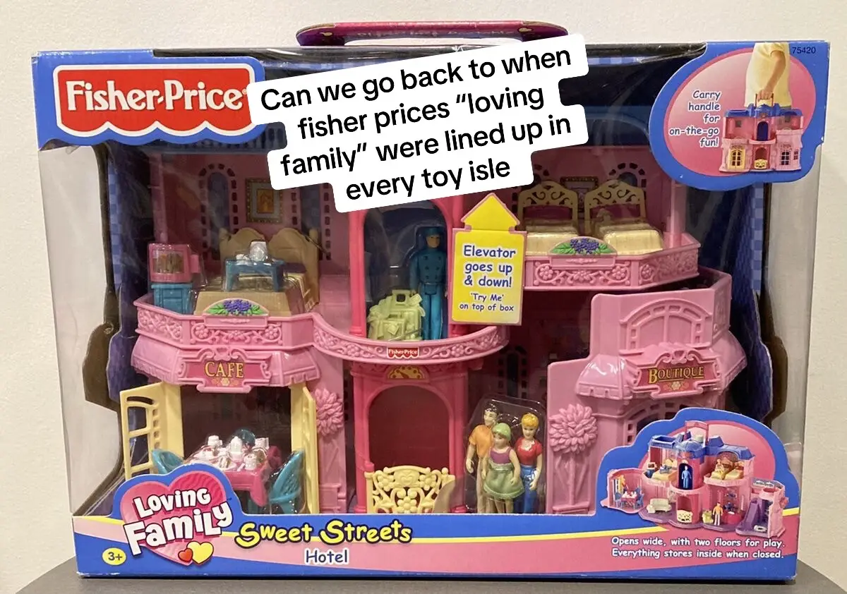 I had so lany of the sweet treats houses but never ebough to complete ghe village 😭 these are ingrained in my head forever #fyp #viralvideo #sweettreats #fisherpricetoys #fisherprice #lovingfamily 