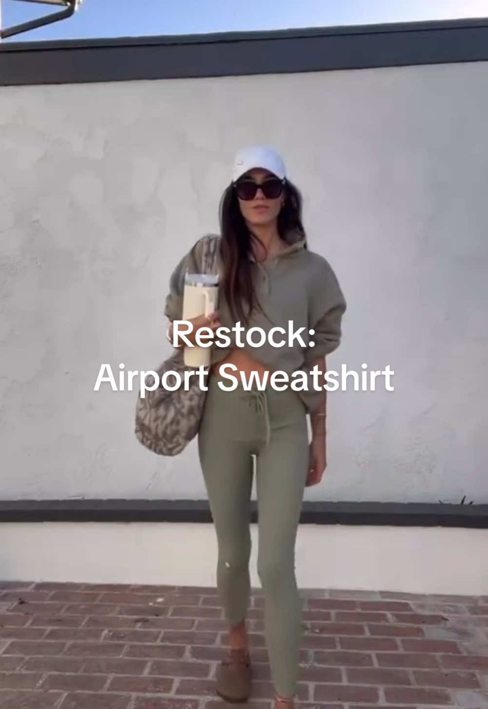 RESTOCK ALERT! Shop the Airport Sweatshirt in Sandstone as seen on @carolpigat on shoprumored.com