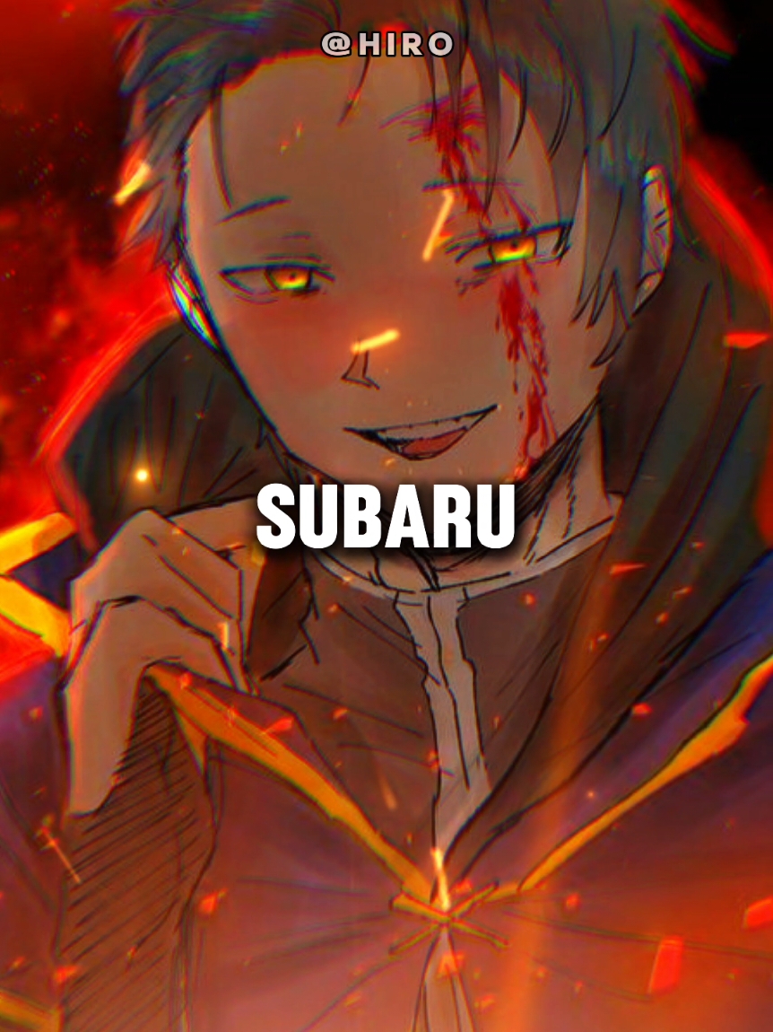 E se o Subaru tentasse ser alguém perfeito... #anime #animes #subaru #rezero #fy #foryou 