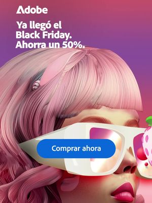 ¡Llegó el Black Friday! 50% menos en CC Todas las Aplicaciones el primer año. Hasta el 29/11.