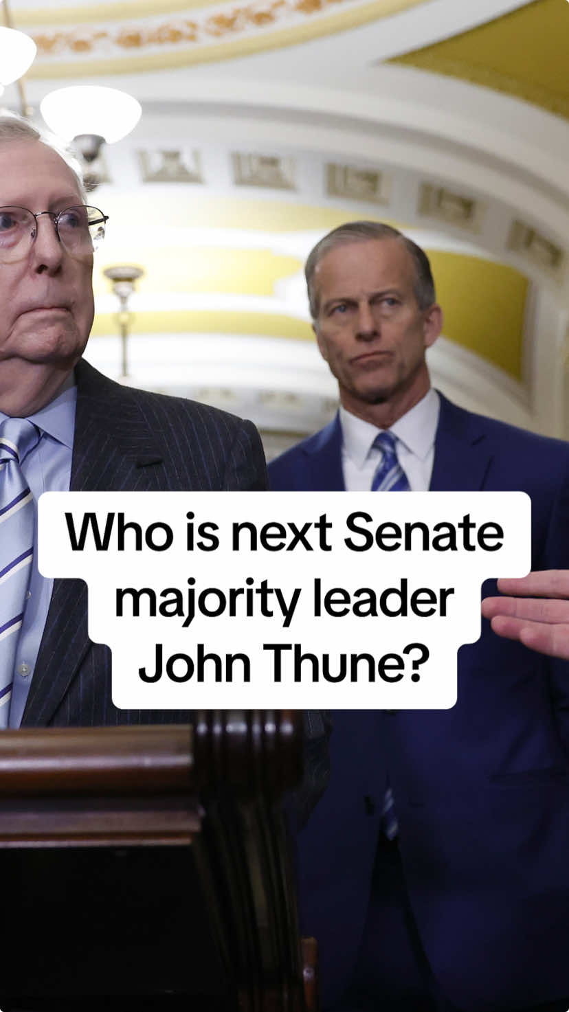 Senate #Republicans have chosen Sen. John Thune to be their next majority leader, replacing Sen. Mitch McConnell in January. @Julie Tsirkin explains what to know.