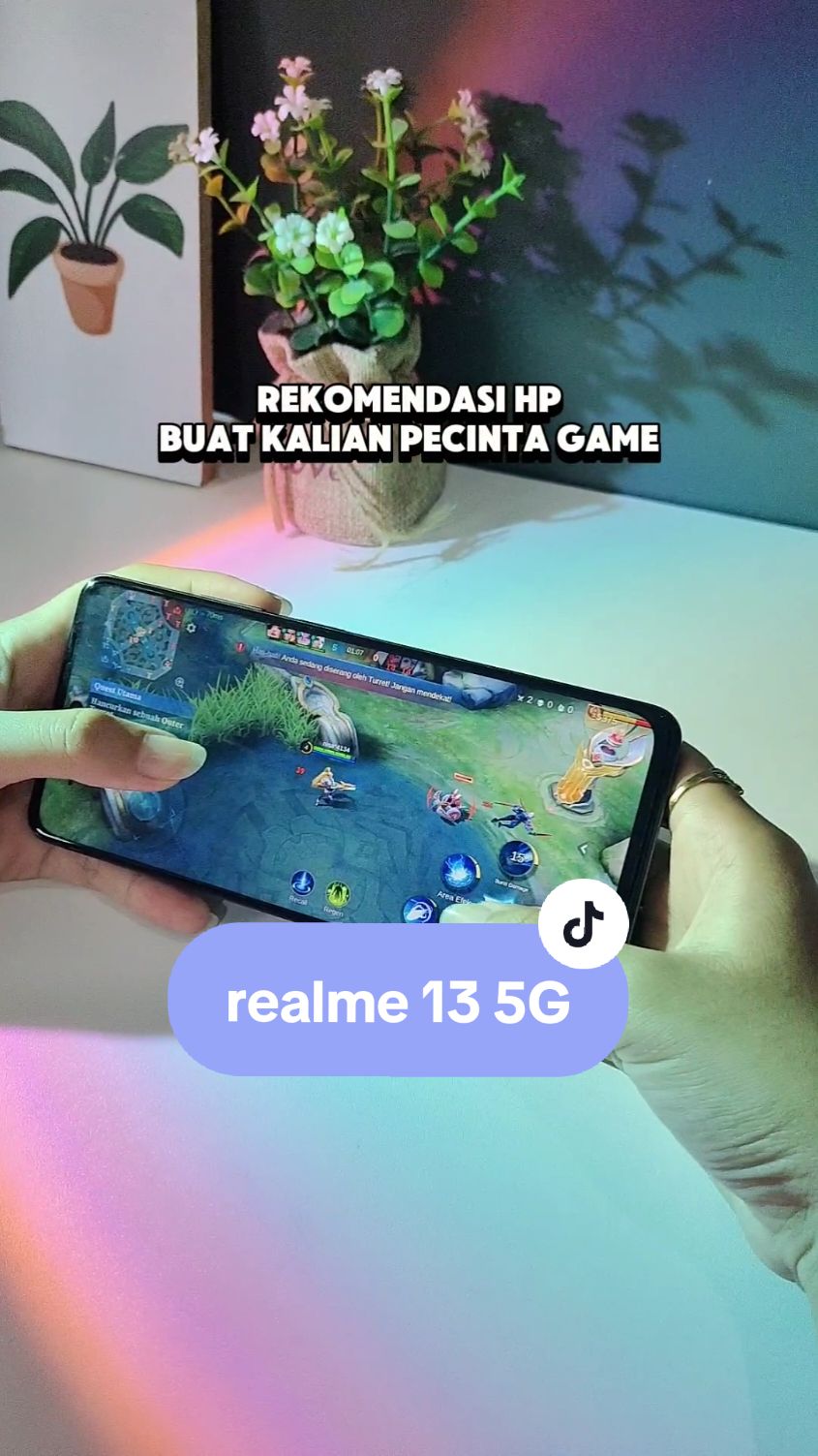 spesifikasi dan fitur lengkap, main game gak perlu nunggu hp dingin dulu #realme13 #realme13series #realme135g #hpgaming 