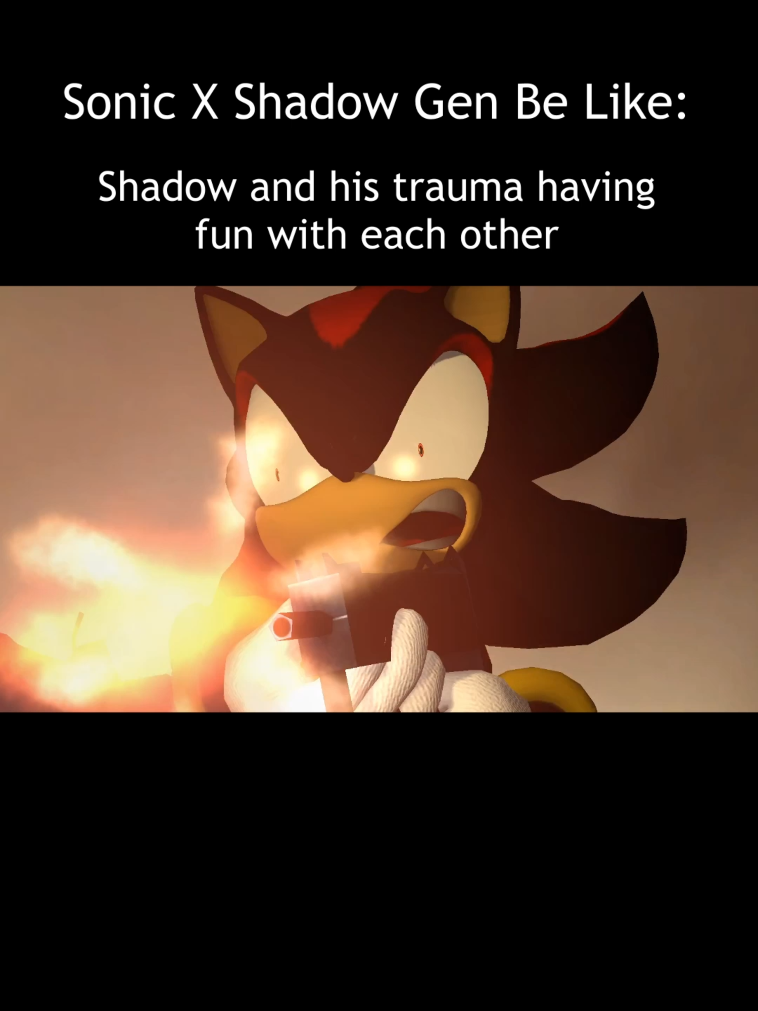 How Sonic X Shadow Generations be like: #gmodmemes #sonicgmod