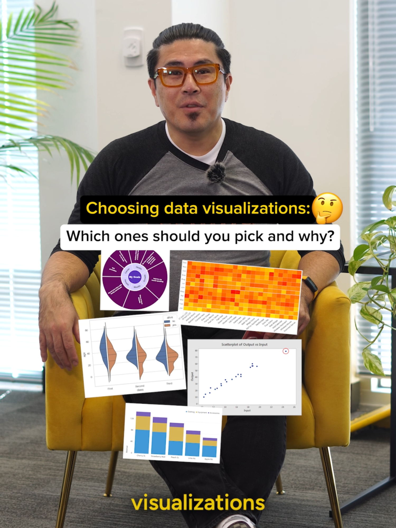 Scatterplots, radar charts, histograms…📊 There are so many data visualization options to choose from. How do you know which one to use and why? #datavisualization #data #analytics #dataanalyst