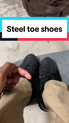 Replying to @chicogottacheckk these shoes got me sent home #steeltoe #sneakers #shoes 