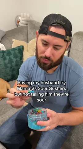 His eyes are still watering 😂 but these things are addictive 🤤#tiktokshopblackfriday #tiktokshopcybermonday #marriedlife 