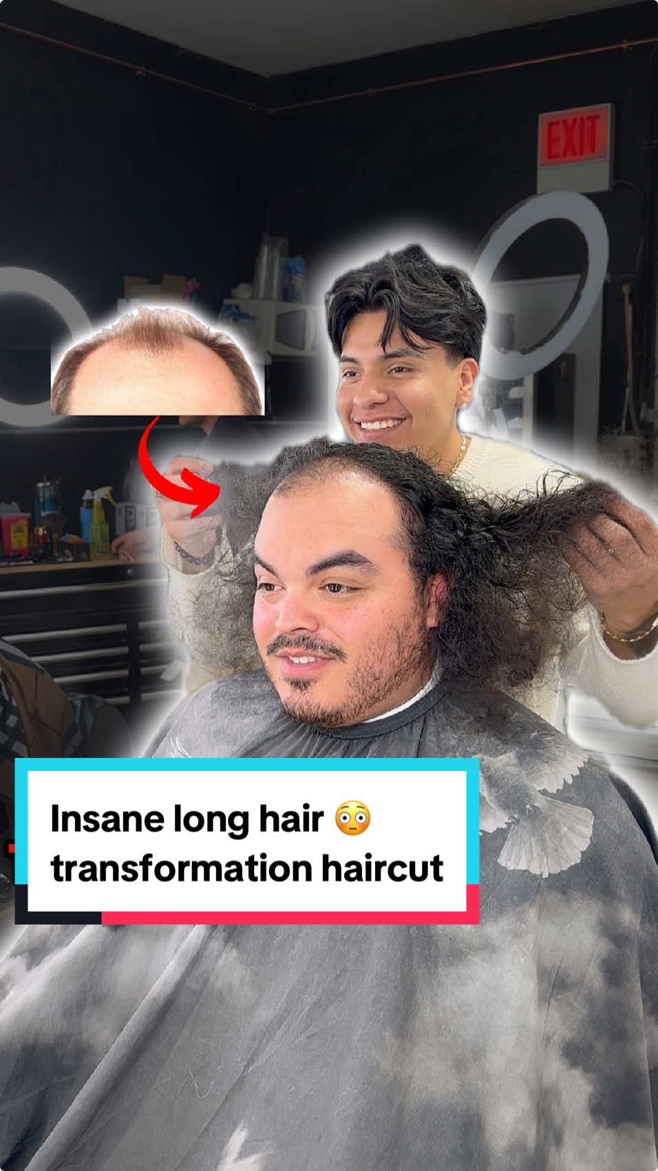 Insane long hair transformation my client hasn’t had short hair since 2016 because he wasn’t confident about his receding hairline haircut and a haircut that can suit his head shape and cover the forehead so I recommended him Texture Fringe with a low taper mullet. It was also his first time coming to the best Chicago barber and also the first time coming to a professional Chicago barber the results were insane and he was satisfied with the new Texture Fringe mullet haircut it was his first time he has came to the best Chicago barbershop  Link in bio to book an appointment 💈#chicagobarber #j_da_barberr #chicago #chicagobarbers #berwyn #berwynbarber #lowtaper #transformation #fyp #savinghim 