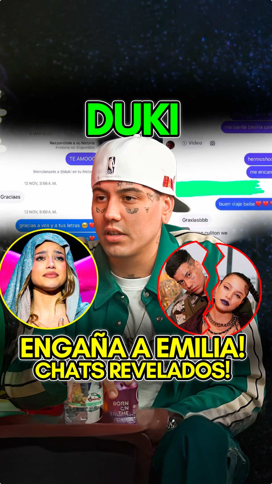 Infidelidad viral! Emilia Mernes y Duki estarían en crisis! Las redes sociales explotaron en las últimas horas con la versión de infidelidad de Duki a Emilia Mernes tras la difusión de chats entre el cantante y otra joven. Los detalles, en la nota. #Emilia #Duki #emiliamernes #noticias 