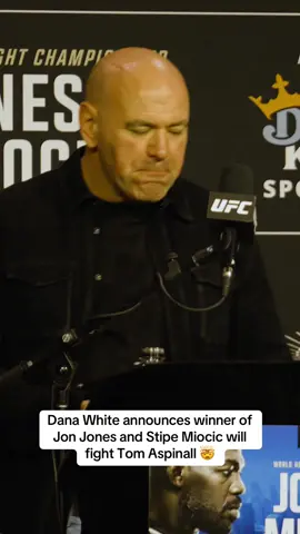 Dana Whitw agrees the winner of Jon Jones and Stipe Miocic should fight Tom Aspinall #UFC #danawhite #jonjones #tomaspinall #stipemiocic 