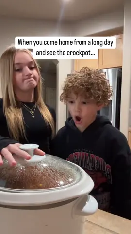 Not the CROCK POT!😫 #crockpot #relatable #rowdyfam #fyp #dinner @iamryleemichele 
