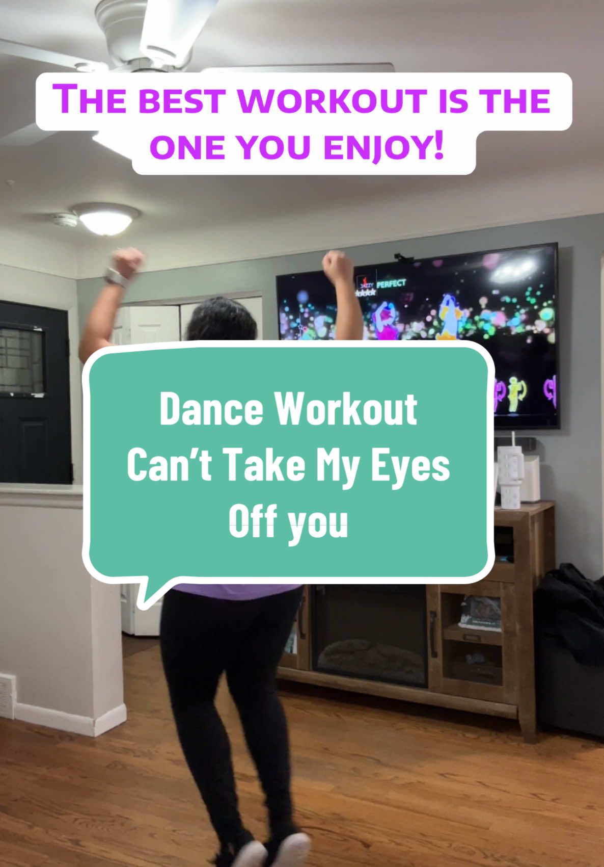 This changed it all for me! And I promise, it can do the same for you. 💜  #dancefitness #danceworkout #workoutmotivation #justdance #weightlossmotivation #athomeworkouts  #100lbsdown #plussizeworkouts #creatorsearchinsights 