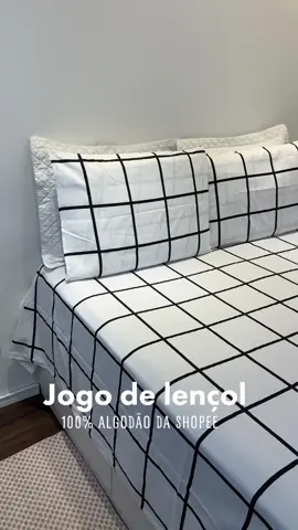 Jogo de lençol 100% algodão da Shopee ✨ E o melhor por menos de R$ 75,00 reias 🤩 Link 🔗 disponível nos DESTAQUES ✅ Gostou, deixa “EU QUERO” nos comentários que eu te envio o link 🔗 ✅ . . . . . . . . . . . . . . . . . . . . . . . . . . . . . . . #jogodelençol #jogodelençolcasal #jogodelençol100porcentoalgodão #enxovaldashopee #enxovaldecasanova 