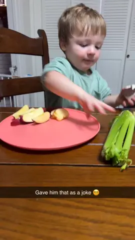 Tbh he’ll probably never eat it again 