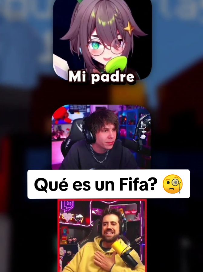 Estoy rodeada de frikis y Fifas 😆😆 XD #meica #meica05 #vtuber #auronplay #rubius #fifa #papa #apocositilin #parati 