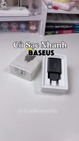 Củ sạc nhanh Baseus 20W tích hợp 2 cổng sạc USB/C nhỏ gọn tiện lợi mng tham khảo nha 💫#baseus #cusacnhanh #cusacnhanh20w #sacnhanh #tuebangiviu #unboxing #fyp #viral #xuhuong #muataitiktok @Baseus Vietnam Mall 