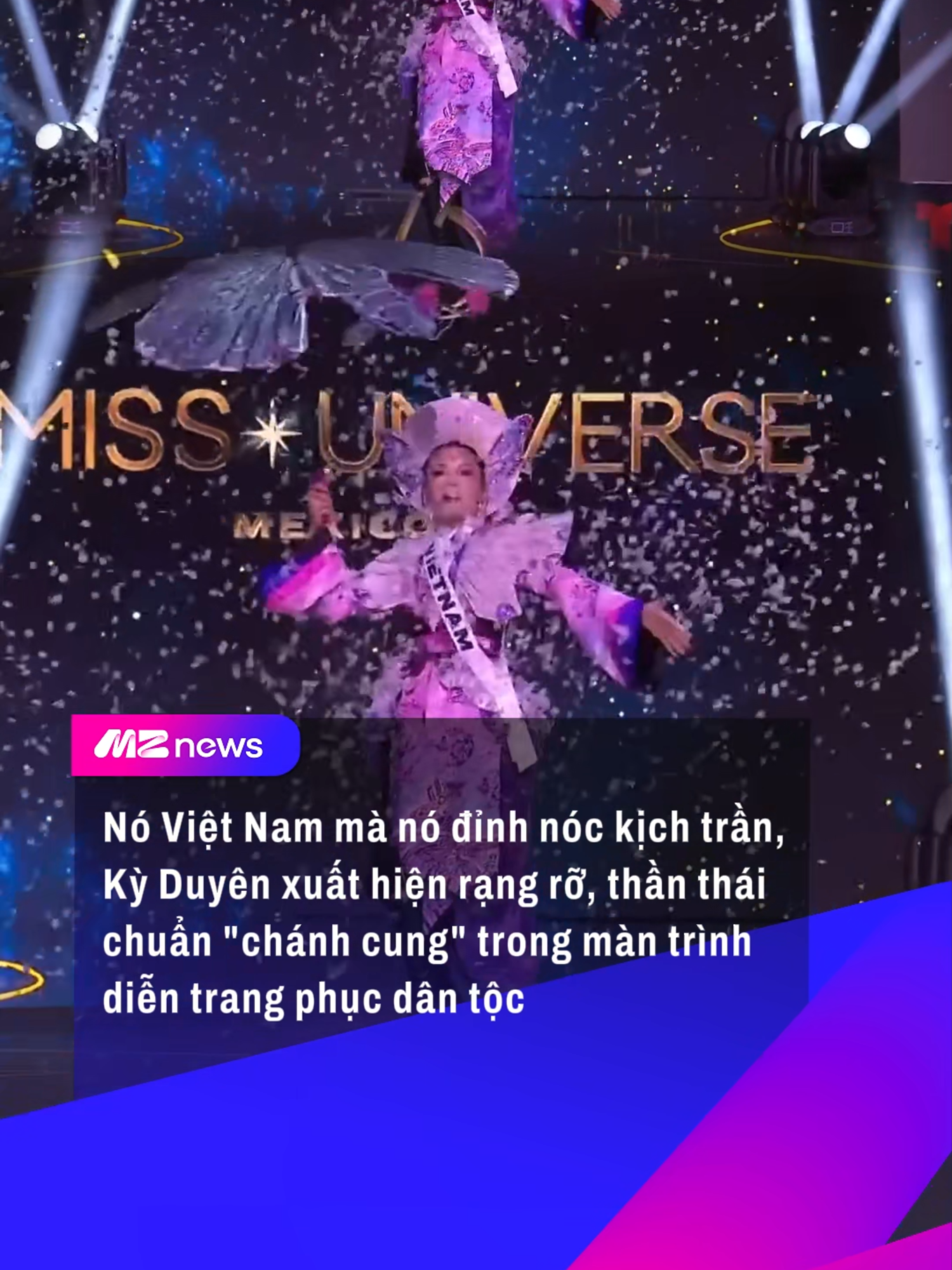 Ta nói cổ đẹp, cổ sang gì đâu #mznews #mznetwork #tiktok #tiktoknews #trending #trendingvideo #viral #viralvideo #kyduyen #nguyencaokyduyen #tintuc #tintuc24h #news #missuniverse