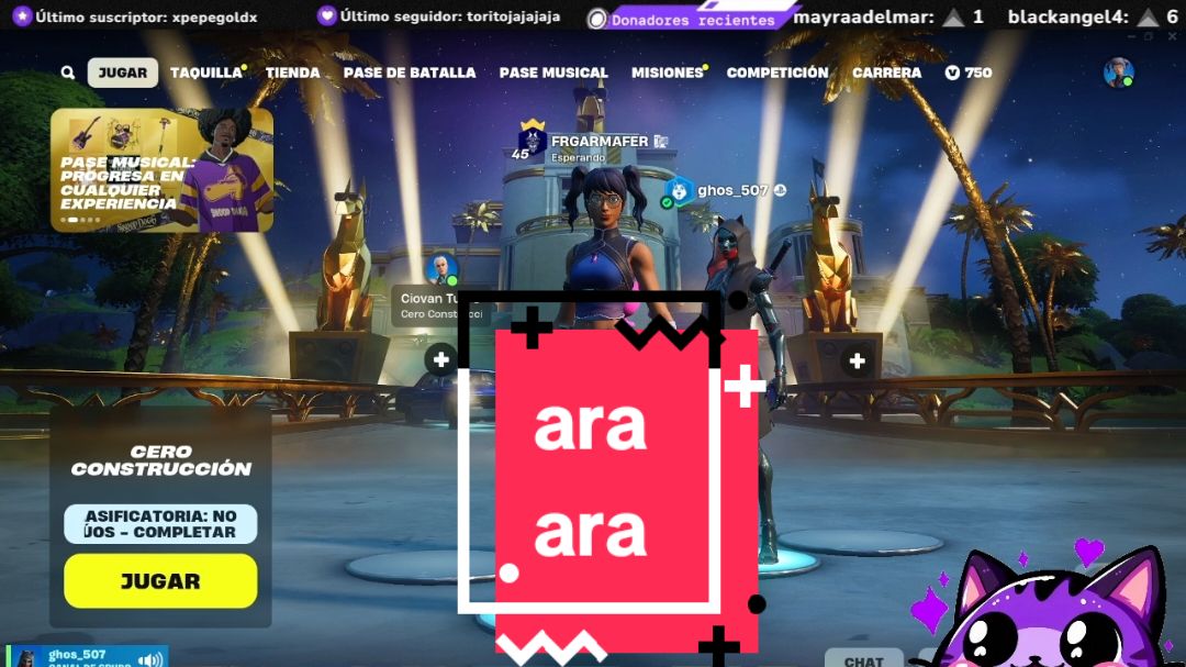 aplausos 👏 #araara #twitch #fortnite #battleroyale