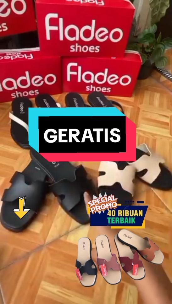 Beli 1 Dapat 1 Geratisan .. BURUAN Pesan Skrg Juga Mumpung Stok Nya Masih Ada 👍👍👍  #sandalwanita #sandalfladeocewek #sandalteplekwanitamurah #sandalteplekwanita 