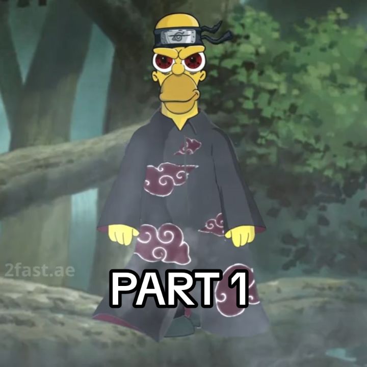 PART 2 DROPPED!! - Homer Uchiha VS Naruto Bob (Kage mode) #homersimpson #homer #spongebob  #uchiha #narutoshippuden #edit #dontletthisflop #fyp 